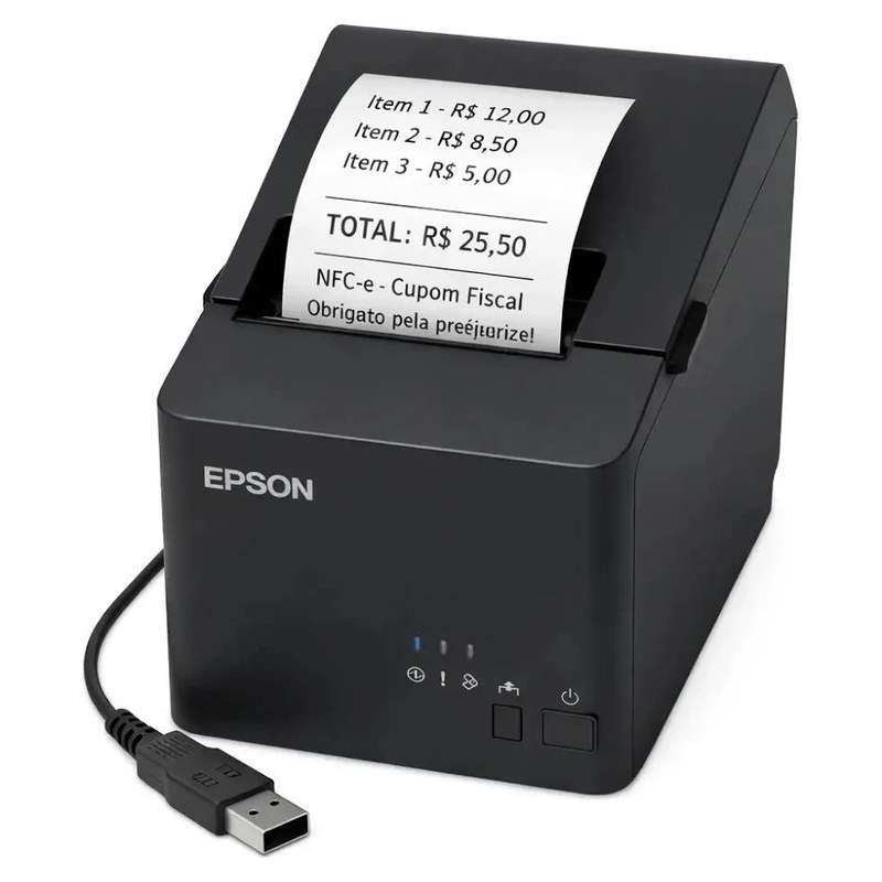 Impressora Térmica Epson TM-T20X USB e Serial