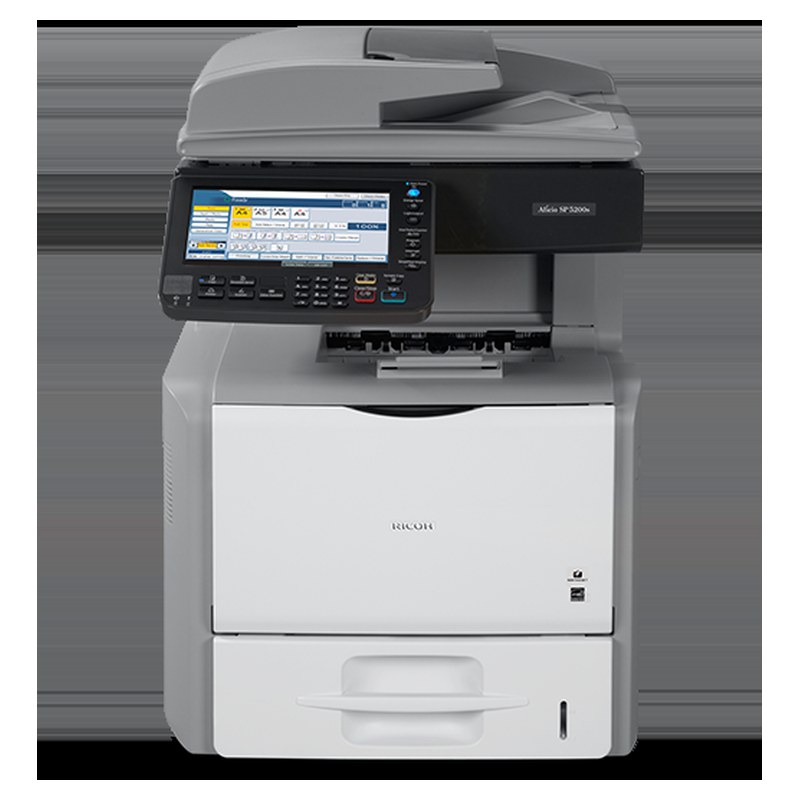 Multifuncional Ricoh Afício SP 5200S A4 Monocromática Laser