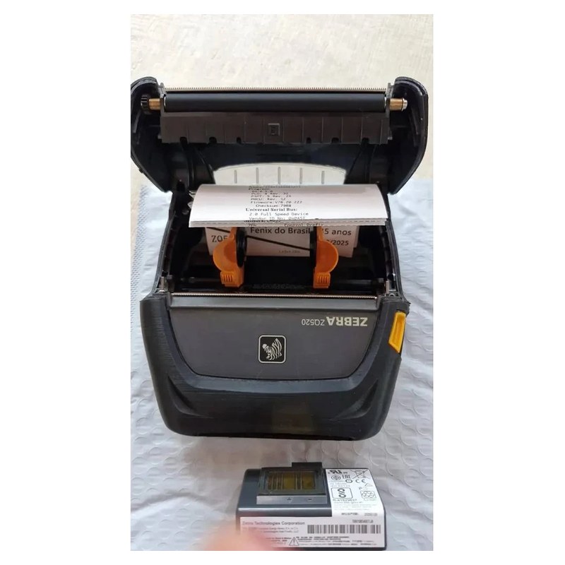 Impressora Zebra ZQ520 Térmica Portátil 220V
