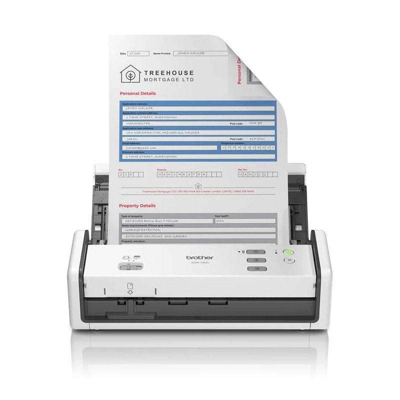 Scanner Brother ADS1300 Duplex A4 USB Type-C