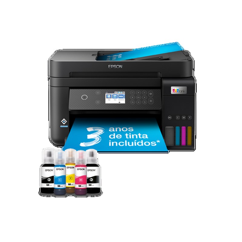 Impressora Epson EcoTank ET-3850 Multifuncional Tanque de Tinta